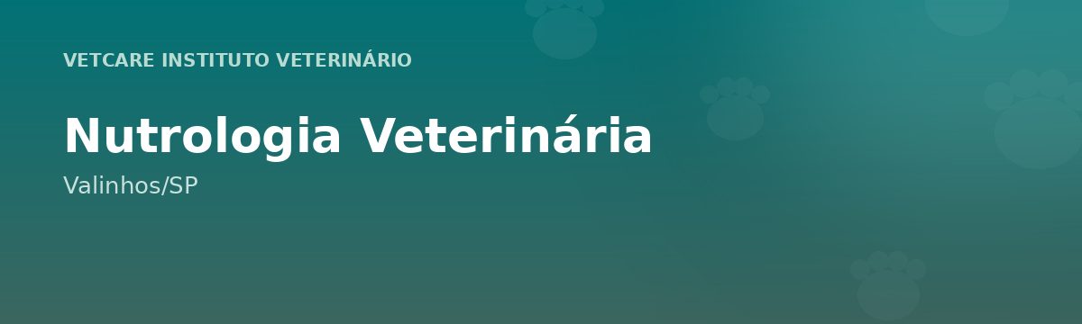 Nutrologia Veterinária em Valinhos – VetCare Instituto Veterinário Valinhos