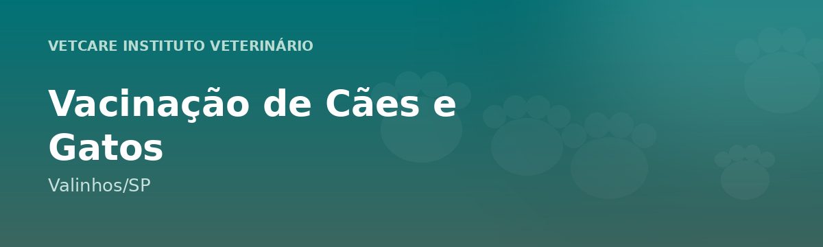 Vacinação de Cães e Gatos em Valinhos – VetCare Instituto Veterinário Valinhos